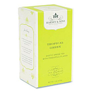 Harney & Sons Premium Tea, Tropical Green Tea, Individually Wrapped Tea Bags, 20/Box (HSF30640)