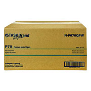 HOSPECO TASKBrand P70 Series Premium Wiper, 11 x 13, Unscented, 75/Pack, 12 Packs/Carton (NP070QPW)