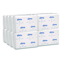 Kleenex Multi-Fold Paper Towels, 1-Ply, 9.2 x 9.4, White, 150/Pack, 16 Packs/Carton (01890)