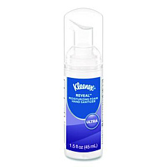 Kleenex Ultra Moisturizing Foam Hand Sanitizer, 1.5 oz Pump Bottle, Unscented (34604EA)