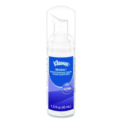 Kleenex Ultra Moisturizing Foam Hand Sanitizer, 1.5 oz Pump Bottle, Unscented (34604EA)