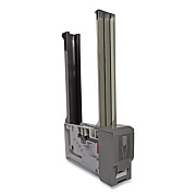 World Centric Cutlery Dispenser Tower, Holds 125 Forks, 2.6 x 15.4, Gray, 10/Carton (DPCPLF)