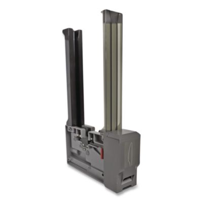 World Centric Cutlery Dispenser Tower, Holds 125 Knives, 2.6 x 15.4, Gray, 10/Carton (DPCPLK)