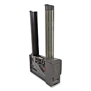 World Centric Cutlery Dispenser Tower, Holds 125 Spoons, 2.6 x 15.4, Gray, 10/Carton (DPCPLS)