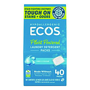 ECOS Laundry Detergent Packs, Free and Clear, 40/Pack (963706EA)