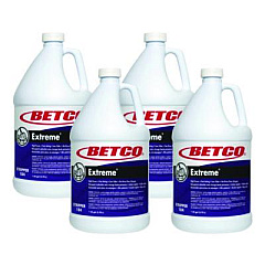 Betco Extreme Floor Stripper, Lemon Scent; 1 gal Bottle, 4/Carton (1840400)