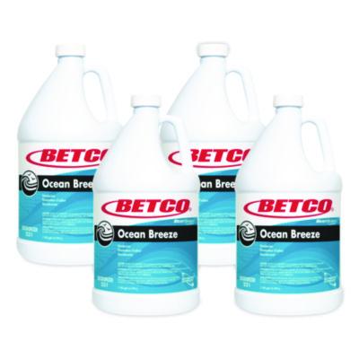 Betco BestScent Ocean Breeze Deodorizer, Ocean Breeze Scent, 1 gal Bottle, 4/Carton (2310400CT)