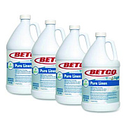 Betco SenTec Pure Linen Concentrate Odor Eliminator, Pure Linen, 128 oz Bottle, 4/Carton (41300400)
