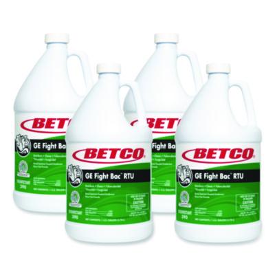 Betco GE Fight Bac RTU Disinfectant, Fresh Scent, 1 gal Bottle, 4/Carton (3900400)
