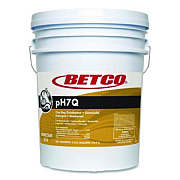 Betco pH7Q Neutral Disinfectant, Pleasant Lemon Scent, 5 gal Pail (3160500)