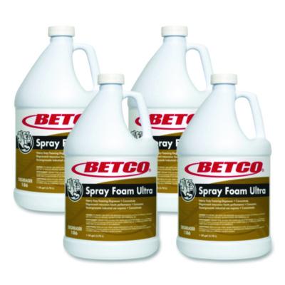 Betco Spray Foam Ultra Degreaser, 1 gal oz Bottle, 4/Carton (1860400)