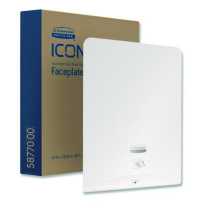 Kimberly-Clark Professional* ICON Faceplate for Automatic Roll Towel Dispenser, 18.12 x 15.62 x 12.87, White Mosaic (58770)