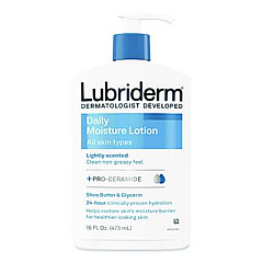 Lubriderm Skin Therapy Hand and Body Lotion, 16 oz Pump Bottle, Fragrance-Free (48323EA)