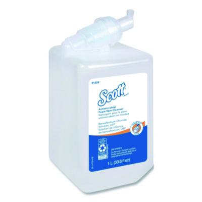 Scott Antimicrobial Foam Skin Cleanser Refill, Fresh Scent, 1 L (91554)