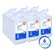 Scott Antimicrobial Foam Skin Cleanser Refill, Fresh Scent, 1 L, 6/Carton (91554CT)