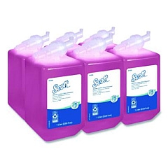 Scott Essential Skin Cleanser Refill, Floral Scent, 1,000 mL, 6/Carton (91556)