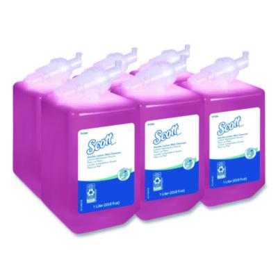 Scott Essential Skin Cleanser Refill, Floral Scent, 1,000 mL, 6/Carton (91556)