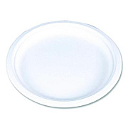 SCT ChampWare Molded Fiber Tableware, Molded Fiber Plate, 9" dia, White, 125 Plates/Sleeve, 4 Sleeves/Carton (18140WPF)