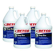 Betco Deep Blue Glass and Surface Cleaner, Pleasant Scent, 1 gal Bottle, 4/Carton (1080400)