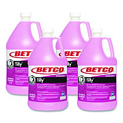 Betco Symplicity Tilly Hand Dishwashing Detergent, Fresh Bouquet Scent, 1 gal Bottle, 4/Carton (1100400)
