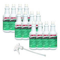 Betco Green Earth Peroxide Cleaner, Fresh Mint Scent, 32 oz Bottle, 12/Carton (3291200)