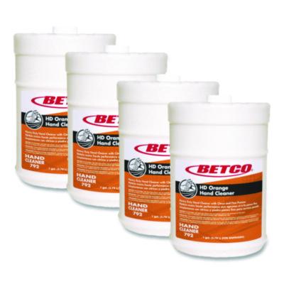Betco HD Orange Hand Cleaner, Orange, 1 gal Bottle, 4/Carton (7924400)