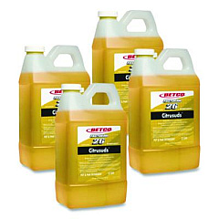 Betco Symplicity Citrusuds FastDraw Manual Dishwashing Detergent, Lemon Scent, 67.6 oz Bottle, 4/Carton (21094700CT)