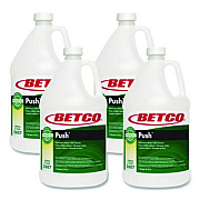 Betco Green Earth Push Enzyme Multipurpose Cleaner, Lemon and Sage Scent, 1 gal Bottle, 4/Carton (26070400)
