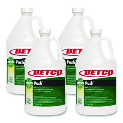 Betco Green Earth Push Enzyme Multipurpose Cleaner, Lemon and Sage Scent, 1 gal Bottle, 4/Carton (26070400)