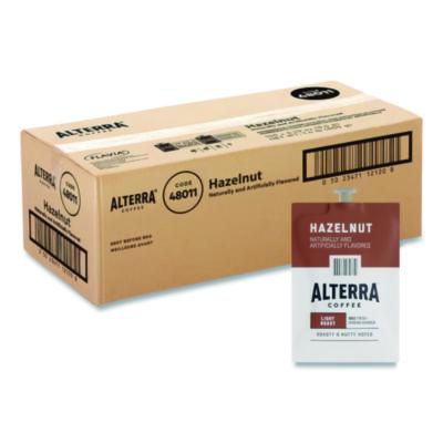 ALTERRA Coffee Freshpack Pods, Hazelnut, Medium Roast, 0.23 oz, 100/Carton (MDRA185)
