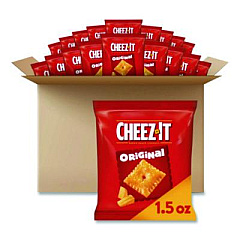 Sunshine Cheez-it Crackers, 1.5 oz Bag, Reduced Fat, 60/Carton (122264)