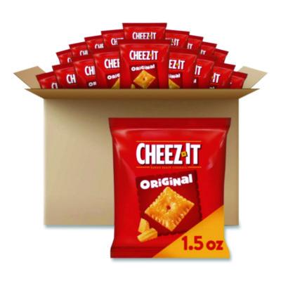 Sunshine Cheez-it Crackers, 1.5 oz Bag, Reduced Fat, 60/Carton (122264)