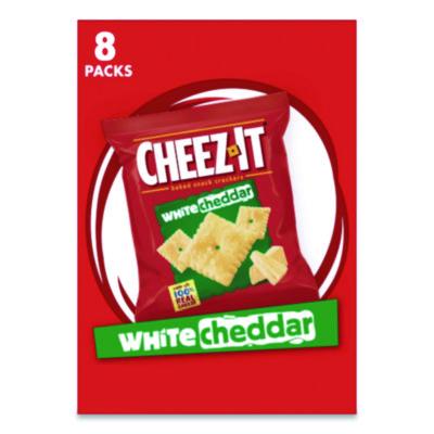 Sunshine Cheez-It Crackers, 1.5 oz Single-Serving Snack Bags, White Cheddar, 8/Box (12653)