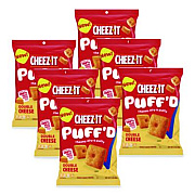 Cheez-It Puff'd Crackers, Double Cheese, 3 oz Bag, 6/Carton (00022)