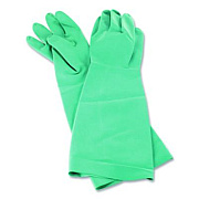 San Jamar Nitrile Dishwashing Gloves, 21" Long, Large, Green, Pair (19NUL)