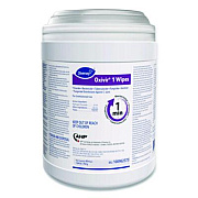 Diversey Oxivir 1 Wipes, 1-Ply, 10 x 10, Characteristic Scent, White, 60 Canister, 12 Canisters/Carton (100962573)