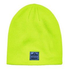 ergodyne N-Ferno 6812 Rib Knit Beanie, One Size Fits Most, Lime (16813)