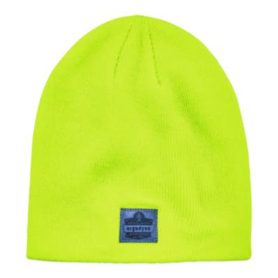 ergodyne N-Ferno 6812 Rib Knit Beanie, One Size Fits Most, Lime (16813)