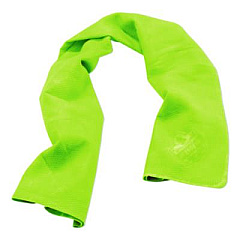 ergodyne Chill-Its 6602 Evaporative PVA Cooling Towel, 29.5 x 13, One Size Fits Most, PVA, Hi-Vis Lime (12439)