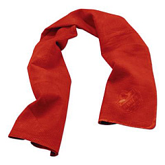 ergodyne Chill-Its 6602 Evaporative PVA Cooling Towel, 29.5 x 13, One Size Fits Most, PVA, Orange (12441)