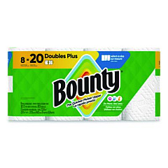 Bounty Select-a-Size Kitchen Roll Paper Towels, 2-Ply, 5.9 x 11, White, 103 Sheets/Double Plus Roll, 8 Rolls/Pack (19274)