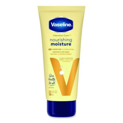Vaseline Intensive Care Nourishing Moisture Body Lotion, 3.4 oz Squeeze Tube (04448EA)
