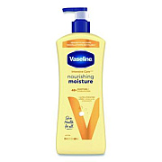 Vaseline Intensive Care Nourishing Moisture Body Lotion, 20.3 oz Pump Bottle, 4/Carton (07900)