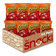 Cheetos Crunchy Cheese Flavored Snacks, Flamin' Hot, 2 oz Bag, 64/Carton (FRI44368)