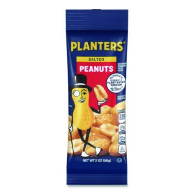 Planters Salted Peanuts, 2 oz Packet, 144/Carton (00360)