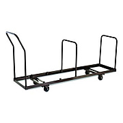 NPS Folding Chair Dolly For Vertical Storage, Metal, 1,100 lb Capacity, 19.25" x 81" x 38.5", Brown (DY35)