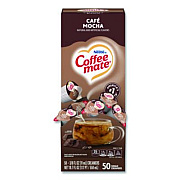 Coffee mate Liquid Coffee Creamer, Cafe Mocha, 0.38 oz Mini Cups, 50/Box (35115)