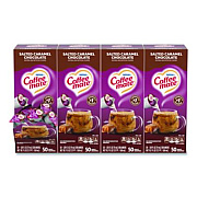 Coffee mate Liquid Coffee Creamer, Salted Caramel Chocolate, 0.38 oz Mini Cups, 50/Box, 4 Boxes/Carton (77197CT)