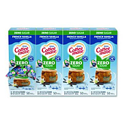 Coffee mate Liquid Coffee Creamer, Zero Sugar French Vanilla, 0.38 oz Mini Cups, 50/Box, 4 Boxes/Carton (91757CT)