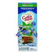 Coffee mate Liquid Coffee Creamer, Zero Sugar French Vanilla, 0.38 oz Mini Cups, 50/Box (91757)